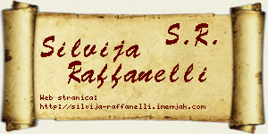 Silvija Raffanelli vizit kartica